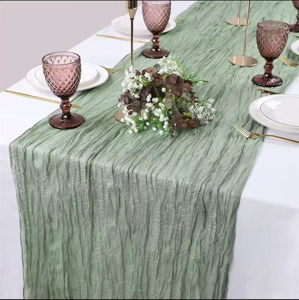 Cheese Cloth Table Runner