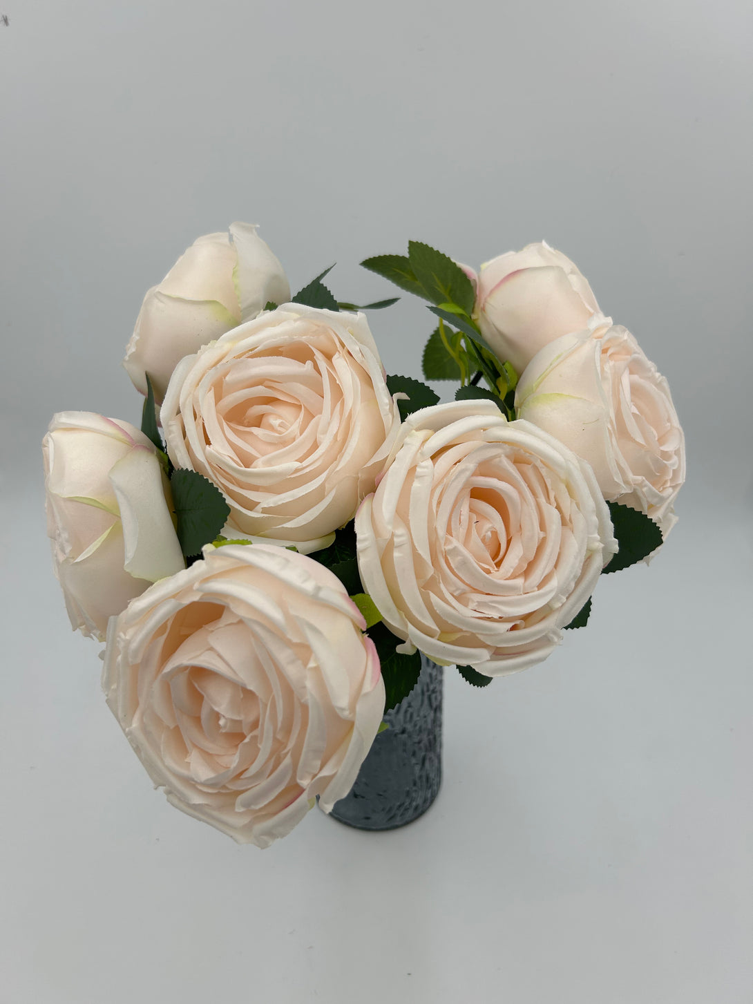 Pink Roses Core 7 Large Heads Core Roses – Wedding Decor Depot