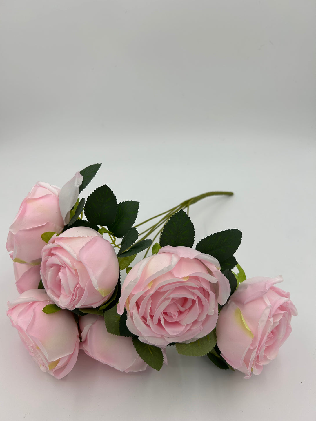 Pink Roses Core 7 Large Heads Core Roses – Wedding Decor Depot