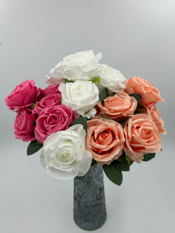 7 Heads Roses Bunches